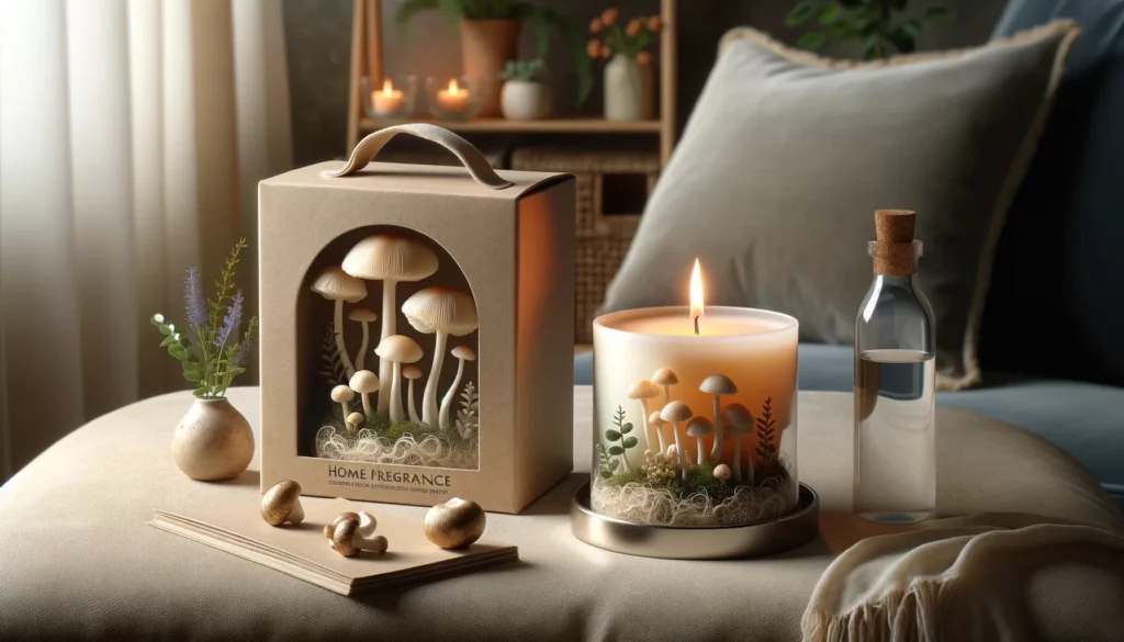 サステナブルな選択：アーメンのエコフレンドリーなキャンドルと菌糸体パッケージ