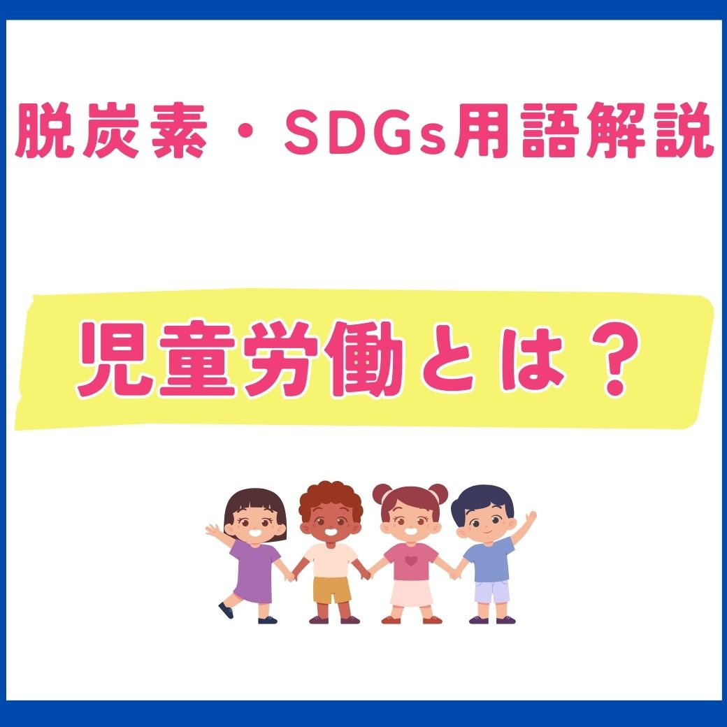 【用語解説】児童労働とは?背景と解決に向けた多角的アプローチ