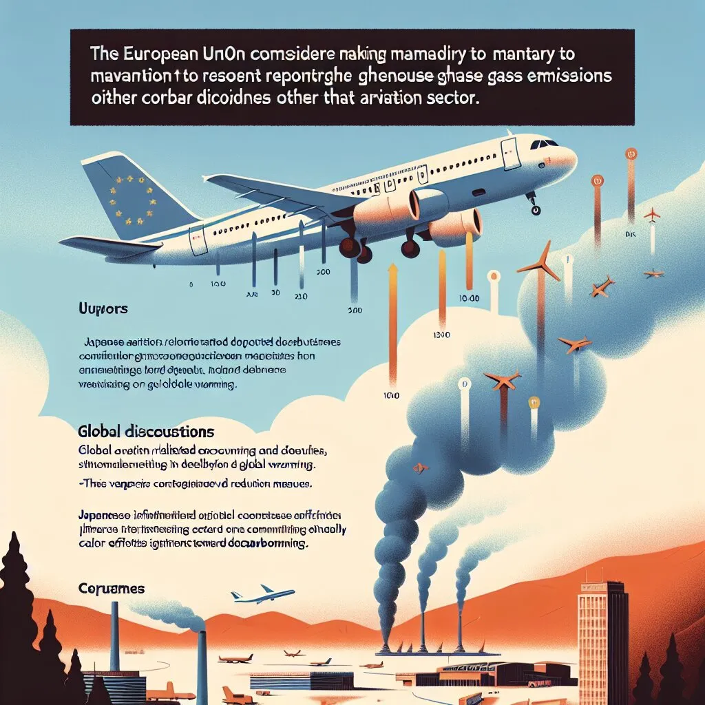 欧州がCO2以外の温室効果ガス対策を加速。航空会社に報告義務化へ