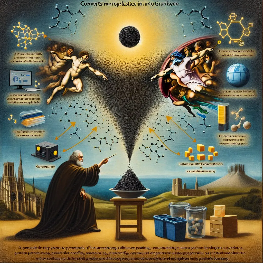 わずか1分でマイクロプラスチックをグラフェンに！環境問題解決に期待高まる新技術とは