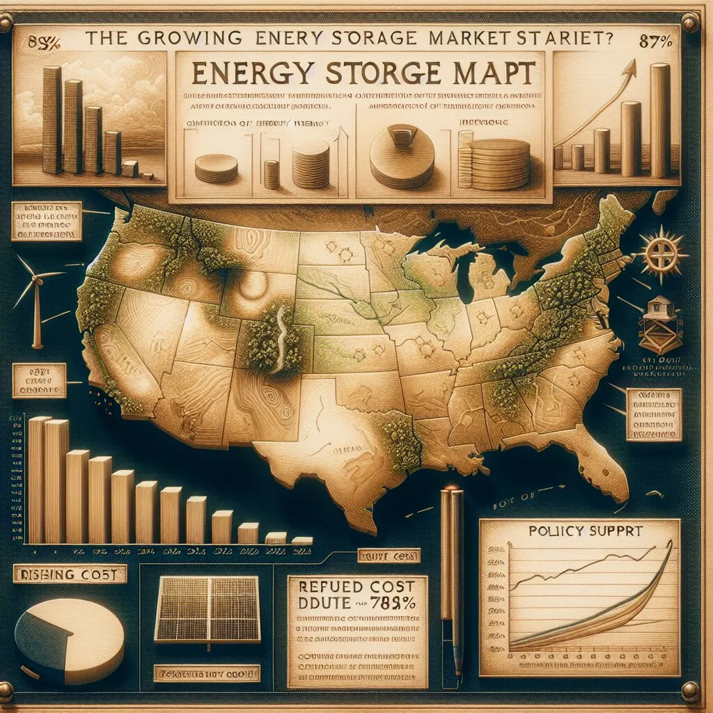 米国で蓄電池市場が急成長！2024年上半期で容量87%増、再生可能エネルギー普及を加速