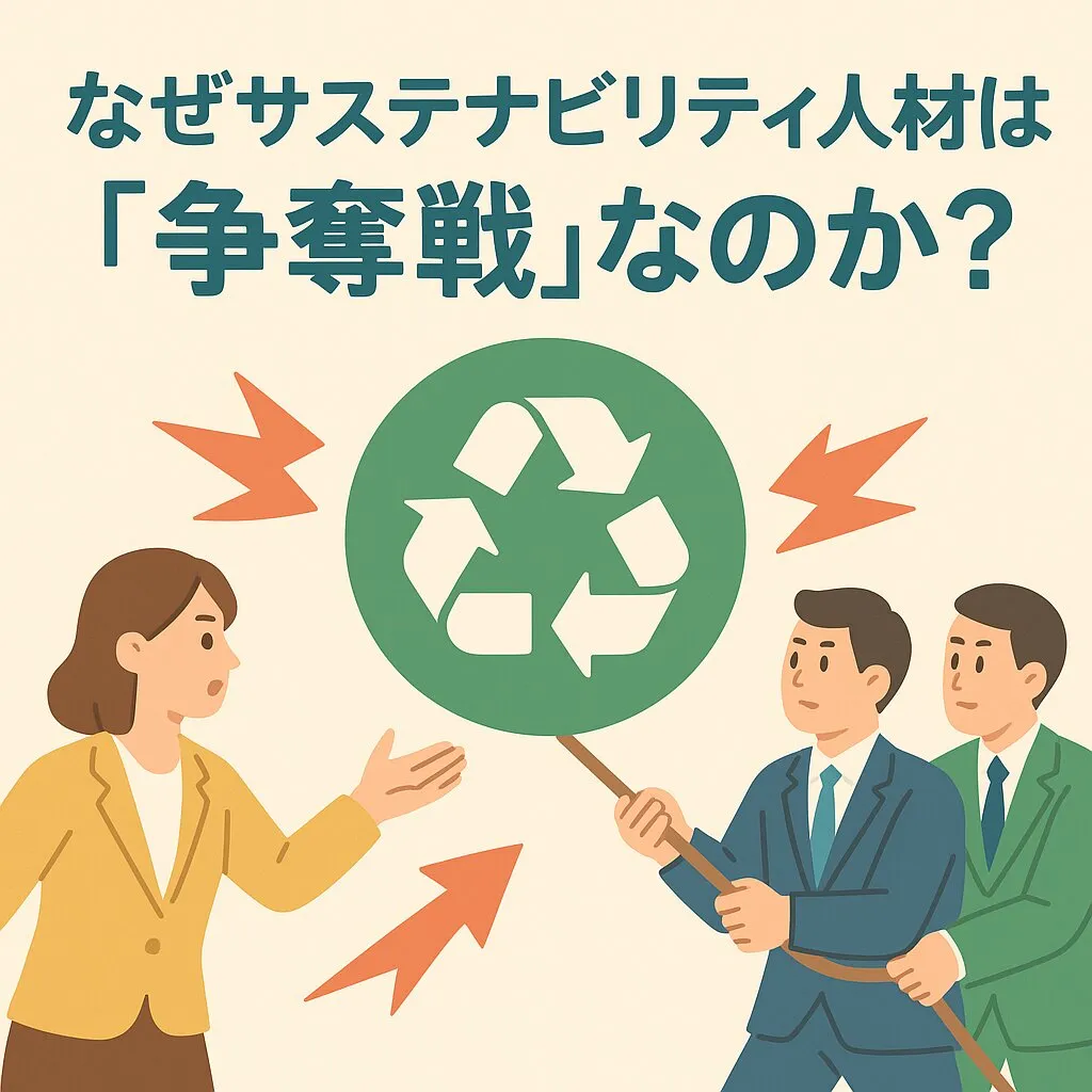 【本気の専門家解説】なぜサステナビリティ人材は「争奪戦」なのか？未経験からでも選ばれる人になるための全戦略