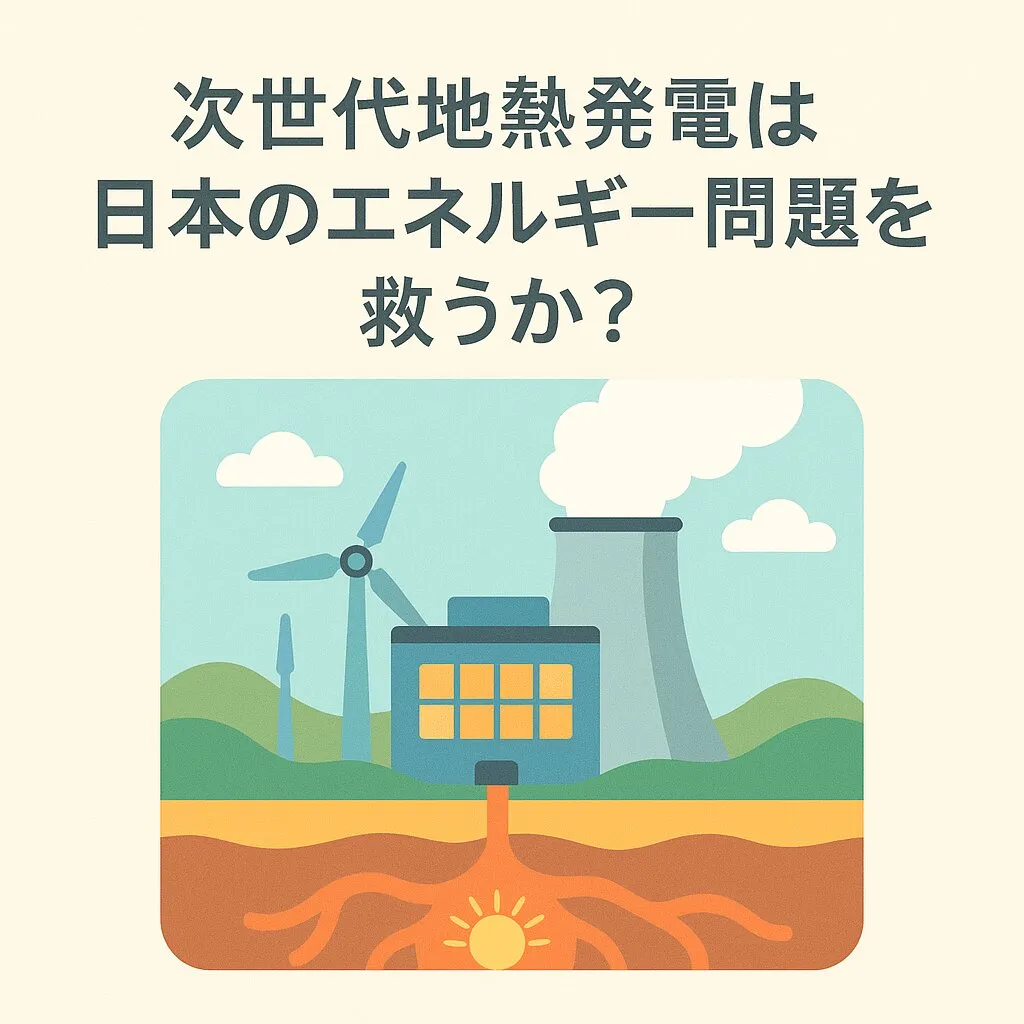 【専門家が解説】次世代地熱発電は日本のエネルギー問題を救うか？SDGs目標7達成への新たな道筋