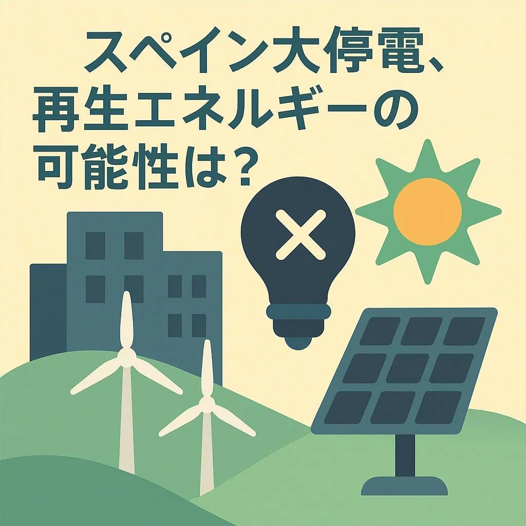 スペイン大停電は他人事ではない。再生可能エネルギーの安定性と日本の課題