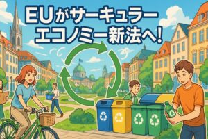 EUがサーキュラーエコノミー新法へ！日本企業への影響とSDGsの未来を編集長が解説