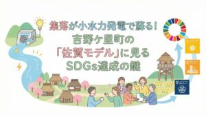 🌊 集落が小水力発電で蘇る！吉野ケ里町の「佐賀モデル」に見るSDGs達成の鍵