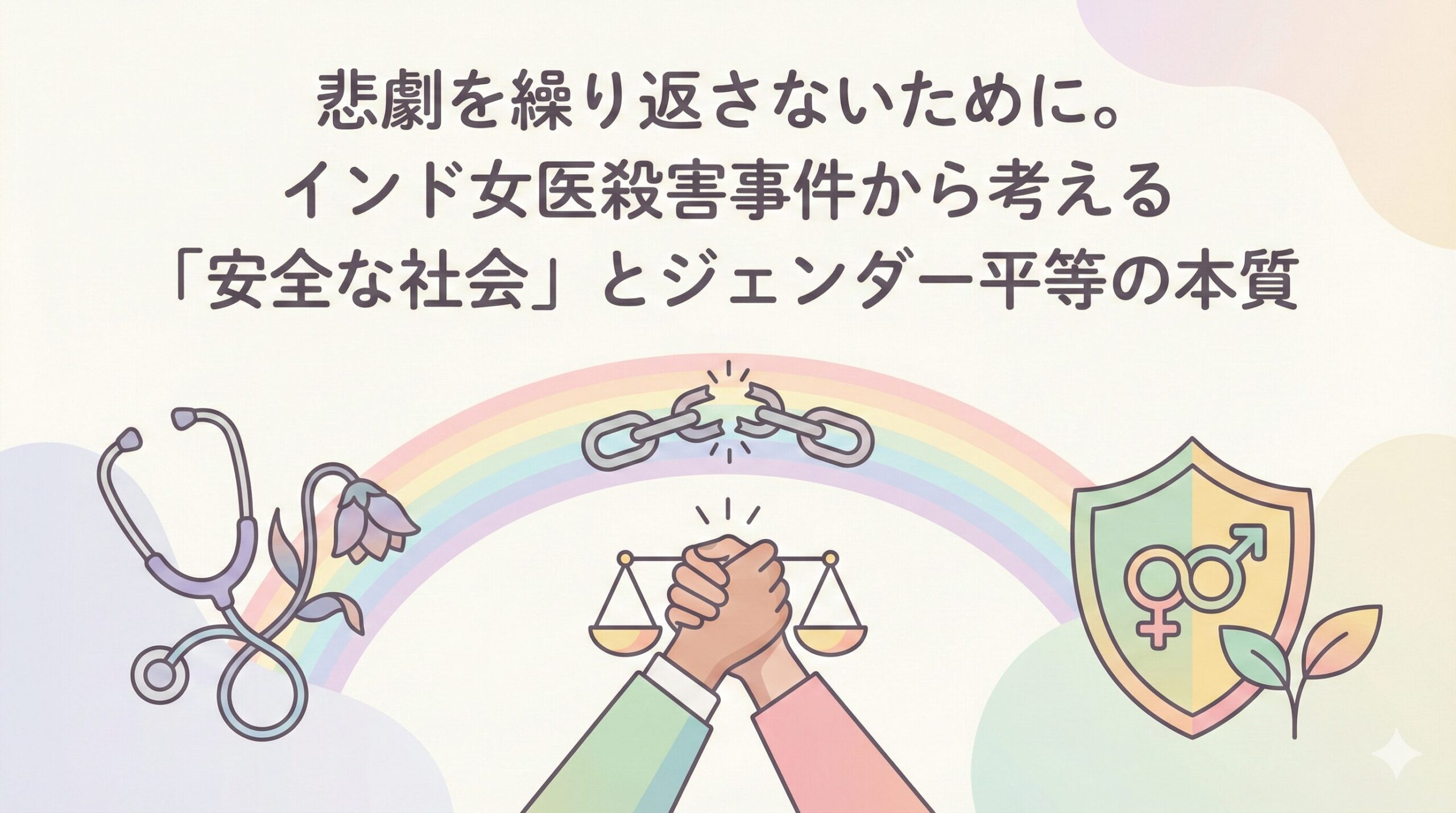 悲劇を繰り返さないために。インド女医殺害事件から考える「安全な社会」とジェンダー平等の本質